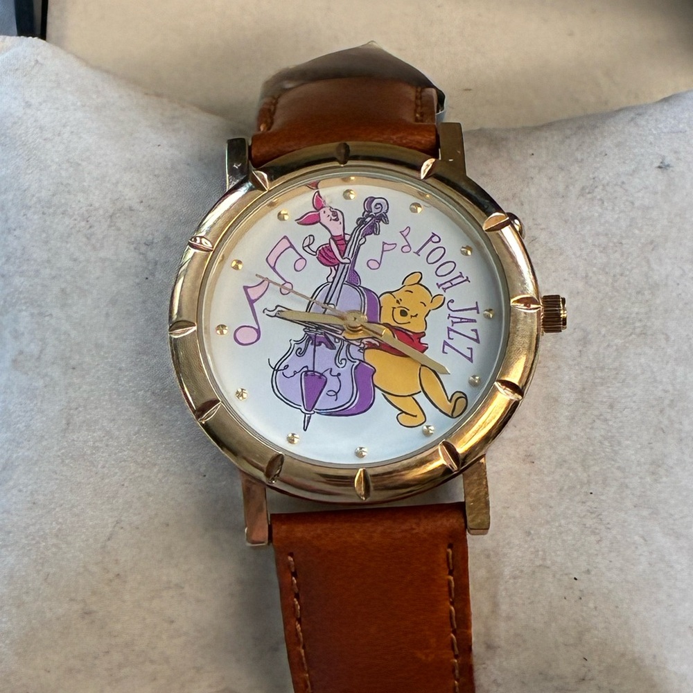 Rare Collectible Disney Timex Winnie the Pooh and Piglet Jazz Musical Watch